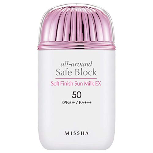 Missha All Around Safe Block Soft Finish Sun Milk EX SPF50+/PA+++ (40ml), facial