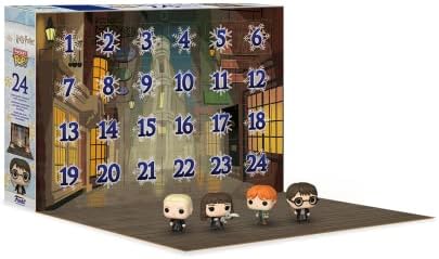 Funko Pop Calendrier de l'Avent de Noël 2022 : Harry Potter avec 24 Jours de Surprise Pocket Pop ! Figurine Jouets Idéal Vacances Calendrier de l'Avent Cadeau de Noël | Pop Harry Potter