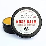 Dog Nose Balm for dry damaged noses works fast, snout soother repairs sore, crusty, dry dog noses and lips, loved by frenchies, bulldogs, labradors and all breeds of dog, made in the UK 30g