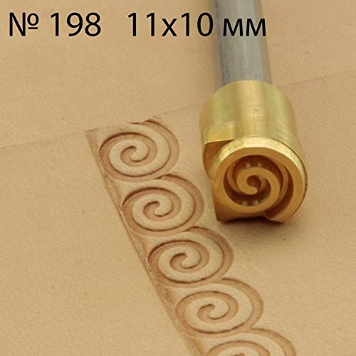 Leather Stamp Tool Stamping Working Carving Punches Tools Craft Saddle Brass #198