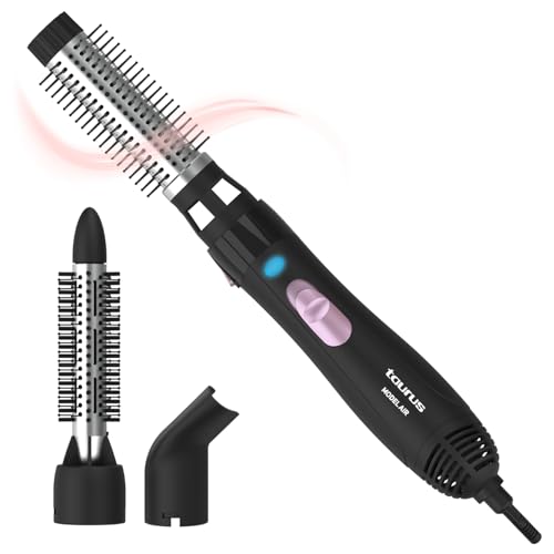 Taurus - Moldeador de Pelo Model Air 1200W | Distribución de Calor 360º | 3 Velocidades y Temperaturas | Accesorios Intercambiables | Diseño Compacto y Portátil | Punta Fría y Base Antideslizante