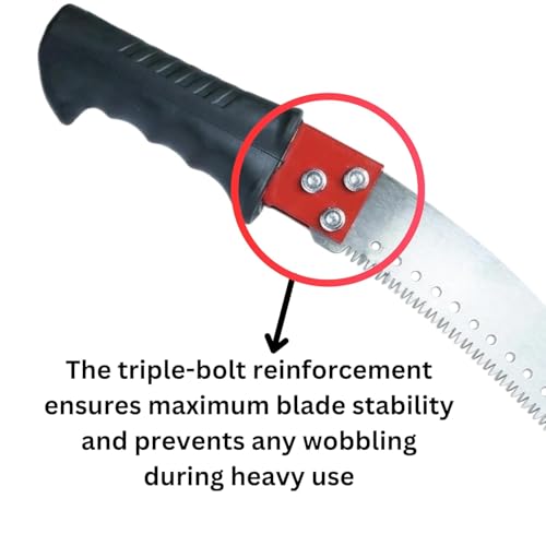 Image of Veltrix Pruning Gardening Saw | Sharp Blade Hand Saw for Tree, Branch & Wood Cutting | Lightweight, Durable Tool for Camping & Outdoor Use (Single Hook 21inch)