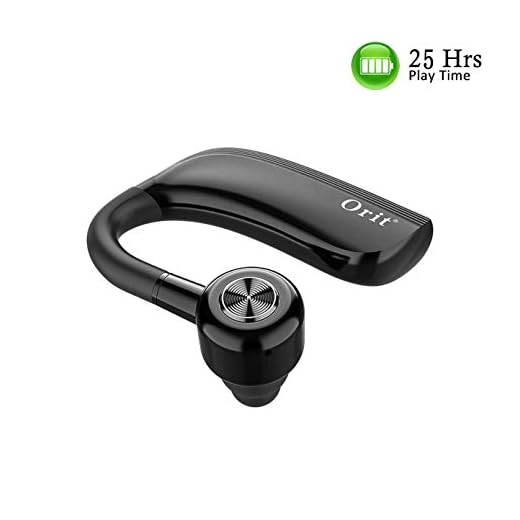 Auricular inalámbrico Bluetooth, Manos Libres Bluetooth Auricular Soporte para 25 Horas de Tiempo de conversación Auricular con Mic HD Incorporado, reducción de Ruido en el oído: Llamadas de Negocios