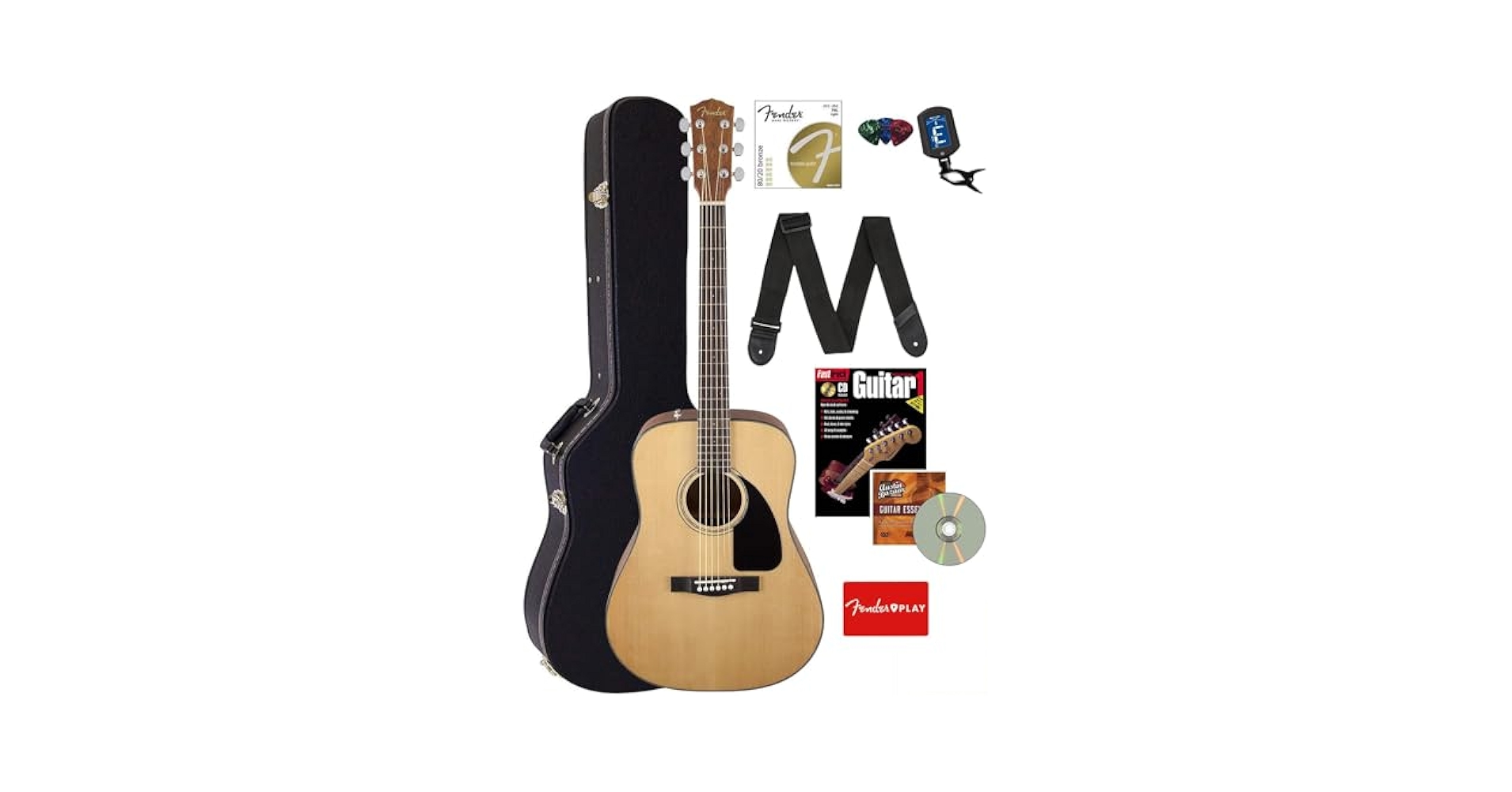 J*T様 Fender CD-60 アコースティックギター ケース付き Amazon.com: Fender CD-60 Dreadnought V3 Acoustic Guitar