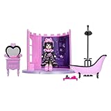 Royale High Powder Room Playset - 1 Doll, 6 Accessories - Fits Inside Castle Playset - Virtual Item Code Included - Ages 5+