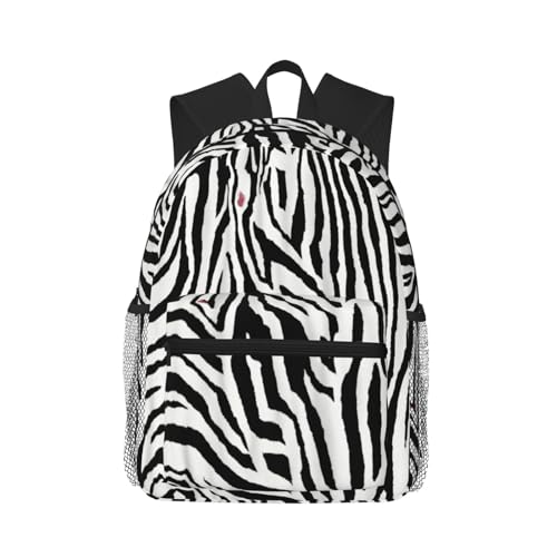 Sac à dos zèbre pour ordinateur portable Noir - Bagage de voyage et travail