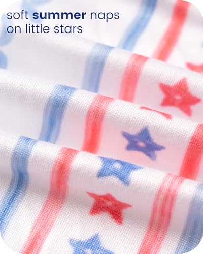 Image of 4th of July Crib Sheets 2 Pack, Patriotic Red White Blue