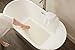 Rubbermaid Commercial Products Safti-Grip Bath Mat, Large, White, Suction-Backed, for Commercial/Residential Use for Home/Hotel/Shower/Bathtub