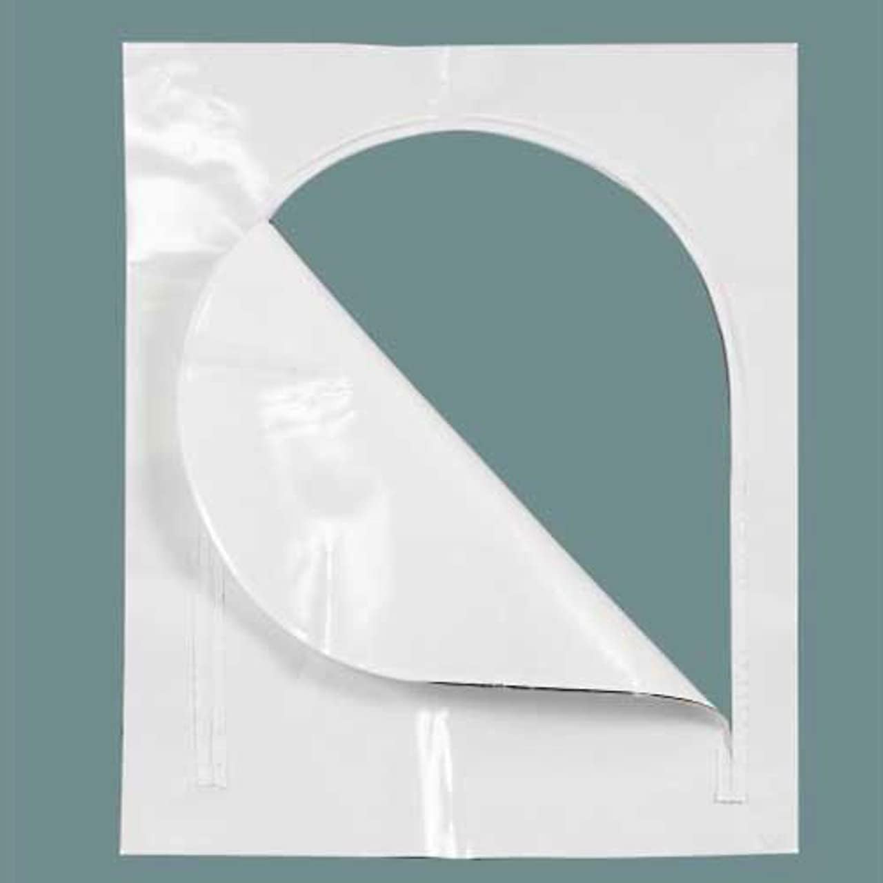 30 x 36 White Shrink Wrap Door Zipper Access Door CASE of 6