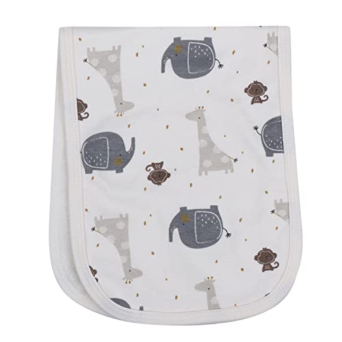 Image of Pure Cotton Terry Burp Cloths for New Born Baby, Baby Napkins, Baby Hand Towel, Baby Wash Cloth (Pack of 4)