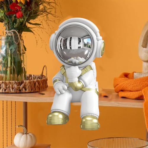 Figura de Astronauta de Resina para Escritorio 5.5x4.1x7.7 in miniatura 4