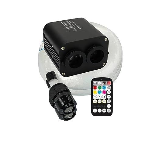 Cielo estrellado para coche 20W con fibra óptica RGBW y sensor de ritmo musical integrado
