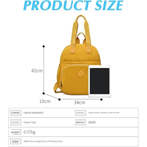 Heaneutrorty Backpack, Heaneutrorty Waterproof Versatile & Stylish Backpack For Women, Versatile Stylish Casual Backpacks (Yellow)4