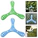 POPETPOP 2pcs Boy Girl Outdoor Soft Boomerangs Safe Flying Toy for Family Fun Parks Beaches Playgrounds Large with High Visibility for Easy Handling
