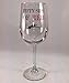 50 Sips of Red - Funny Wine Glass - 16 Ounce Libbey Glass