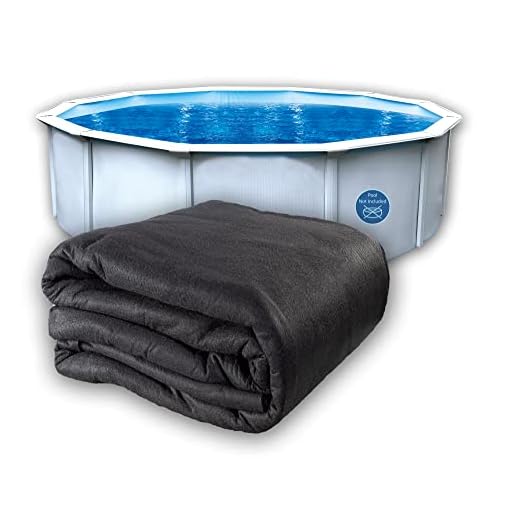 17+Creative Sunken Above Ground Pool Ideas for Your Backyard 3 Liner Life LL30R Aboveground Pool Liner Pad 30' Round, Strong Durable Puncture Resistant Floor Mat, Polyester Geotextile Material, Black