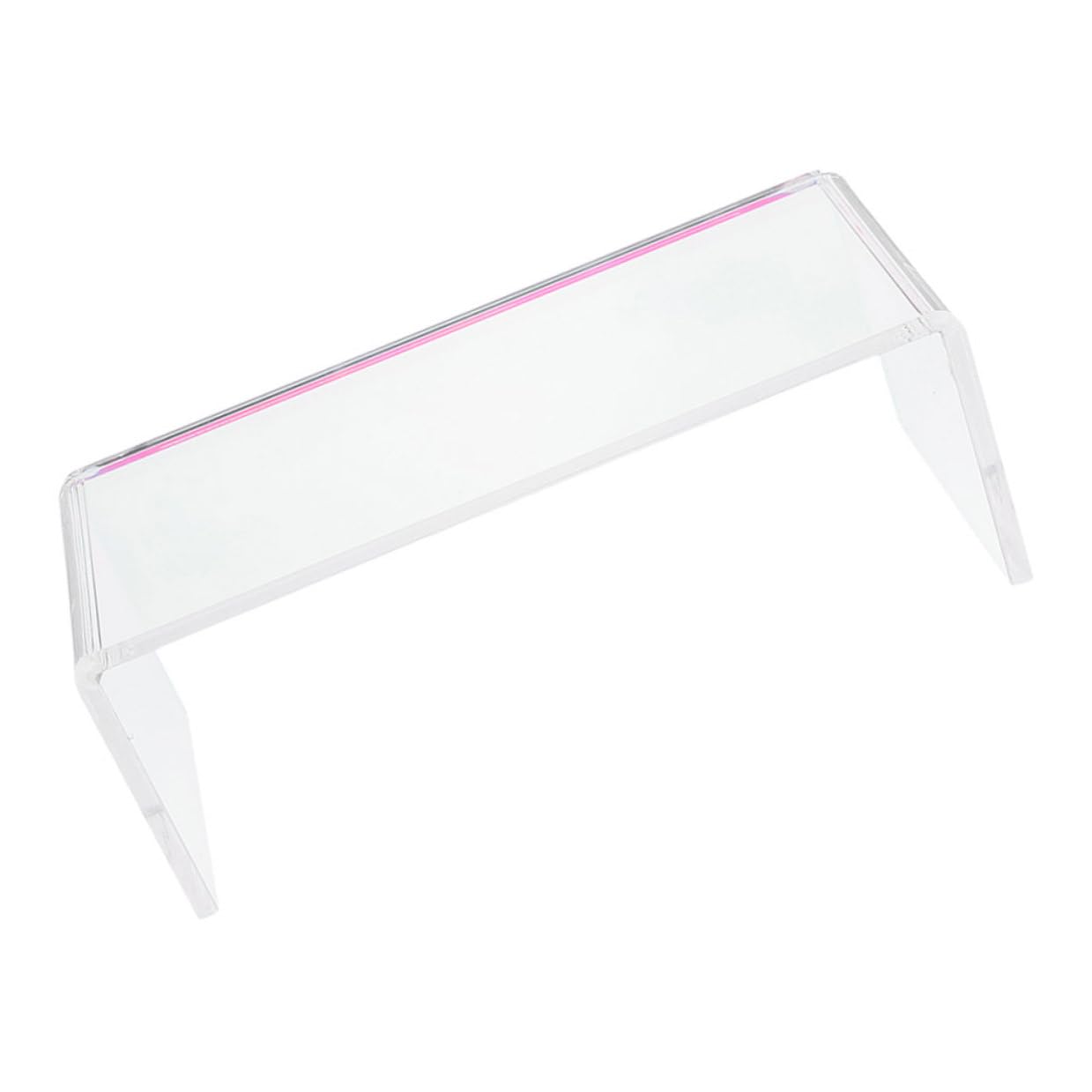 Cuscino Manicure Acrilico Bianco per Supporto del Polso | Uso Salone e Casa, Pratico e Portatile, Aiuta a Proteggere Piano Durante la Limatura