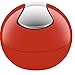 Spirella Bowl Cestino gettacarte da Tavolo - Eccellente per la cameretta, L'Ufficio, Il Bagno e la Cucina - Nero - capacità 1 L - plastica Resistente - con Coperchio - Rosso