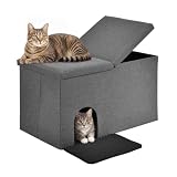 PETSITE Cat Hidden Litter Box Bench