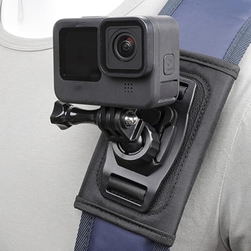 Soporte de hombro para cámara anticaídas con adaptador de liberación rápida para mochila 3