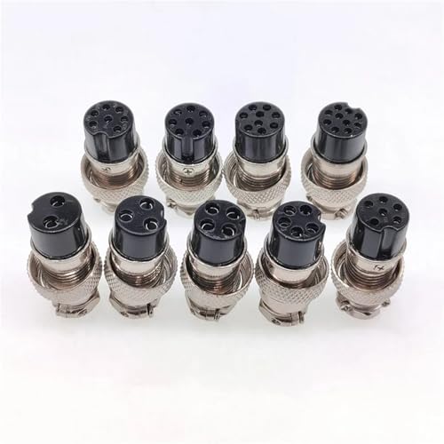 Conector GX16 de 10 pines hembra para proyectos electrónicos y paneles M16 4