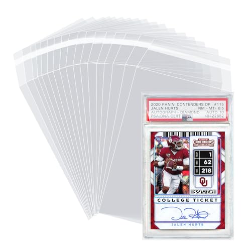 Sleeves for PSA Graded Slabs Ultra Protection for The Graded Card for Pro Collector (100Pack)