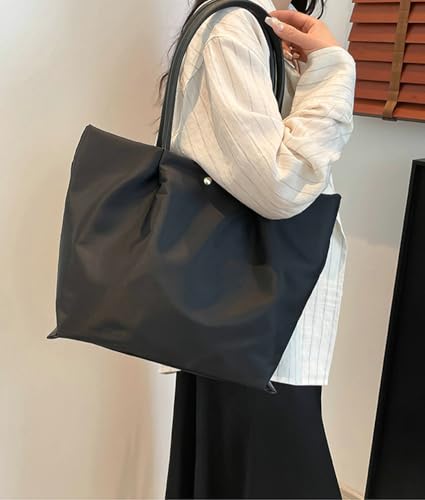 Slouchy Nylon Multiple Pockets Tote Bag Women Trendy Underarm Shoulder Hobo Bags Crossbody Purse Satchel Tote Handbag2