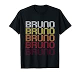 Bruno Retro Wordmark Pattern - Vintage Style T-shirt