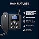 Motorola Voice – FW410L 4G-Festnetztelefon, WLAN-Hotspot, SIM-Karte, Akku-Backup, Freisprecheinrichtung, Quadband-GSM, Anrufweiterleitung
