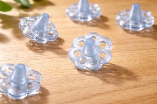 Image of Mertia Earring Back Stopper (200 Pcs) - Secure Earring Backs for Studs, Earrings Back Stopper, Silicone Earring Back Stopper, Earring Safety Backs & Ear Lobe Support