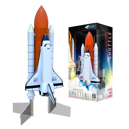 Estes 009991 Space Shuttle Model Rocket - Launch Up to 600 ft - Replica Rocket for Kids, Teens, & Adults - No Assembly Required - Launch Pad & Engine Sold Separately