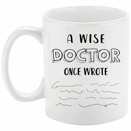 Lxenrra A Wise Doctor Once Wrote Mug, Funny Physician Coffee Mug for Female Doctors,...