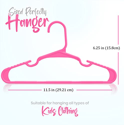 image for Utopia Home 20 Pack Kids Hangers - 11.5 Inch Plastic Baby Hangers for 
