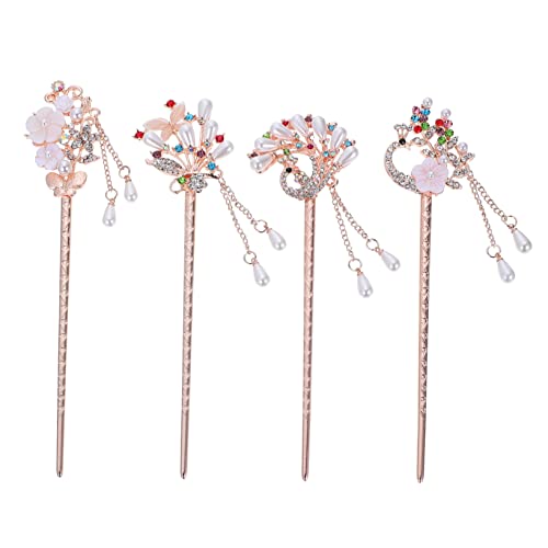 Lot de 2 épingles à cheveux pour femmes MAGICLULU pinces délicates 4 pièces