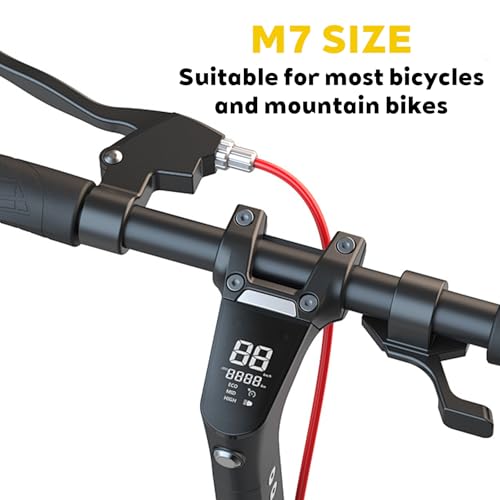 FdcLixuvol 20 Stück Fahrradbremse Einstellschraube M7 M10 Bremshebel Regler Schrauben Aluminiumlegierung Bike Bremszug Stellschraube für Rennrad MTB Mountainbike Fahrrad (Schwarz und Silber)