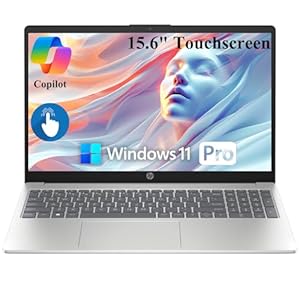 HP 2025 Touchscreen Laptop Computer for College Student & Business, 15.6″ LED, Intel 13th Gen Core i3-1315U, 32GB RAM, 1TB SSD, Copilot AI, Windows 11 Pro, Wi-Fi 6, BT 5.3, HDMI, w/Accessory