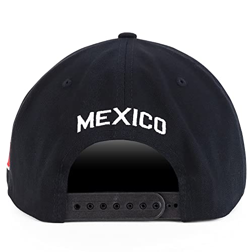 Image of Hecho En Mexico Eagle 3D Embroidered Flat Bill Snapback Cap