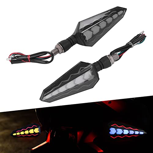 Orenic 1 Par De Luz Indicadora LED De Sinal De Mudança De Direção Para Motocicleta DC12V, Lâmpada Pi