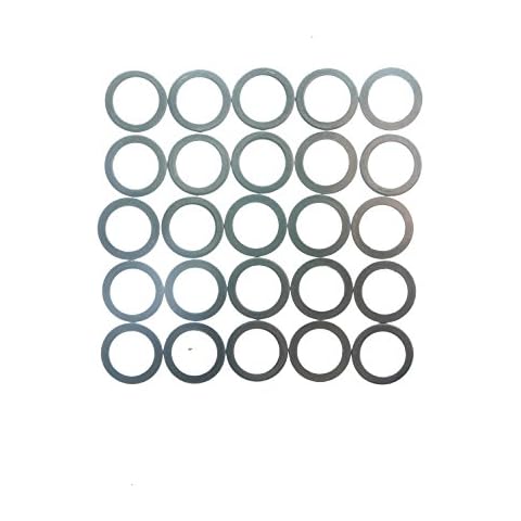 Juscycling Middle Chainring Spacer 0.5 0.8 2 5 mm, 25pcs/Bag (2mm) Cover