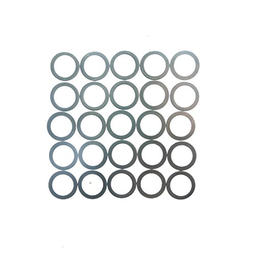 Juscycling Middle Chainring Spacer 0.5 0.8 2 5 Mm, 25Pcs/Bag (0.5Mm) #TOP30