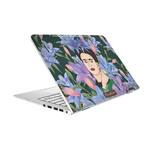 Skin HP Spectre Pro X360 G2 Frida Kahlo résout les rayures du PC avec le motif Lys Floral