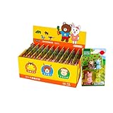 10 Card/Box-Creative Personality Cartoon-Shaped Rubber Rubbing Student Personality Exam Learning Stationery-ER-5369 Kingdom 10 Card/Box