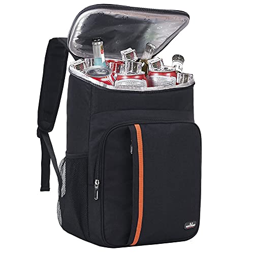 Cooler Backpack 25 Cans Large Capacity Backpack Cooler Lightweight Leakproof Soft Cooler Bag to Picnics, Camping, Hiking, Beach, Fishing, Trips