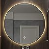 Ronde Spiegel voor Badkamer, Anticondens Badkamer Wandspiegel met Led-verlichting, Verlichte Make-up Spiegel met…