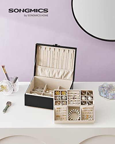 Songmics UJBC165B01 2-Layer Jewelry Box, Jewelry Organizer thumb #1
