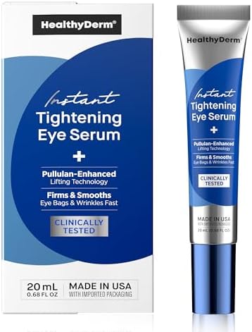 Instant Under Eye Lift Serum - Reduces Eye Bags, Wrinkles, Puffy Eyes, Dark Circles & Crow’s Feet in Minutes - Advanced Firming Polysaccharide Formula for Mature Skin - 20 mL