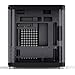 JONSBO TK-1 Black Micro ATX Mini Tower Computer CASE, Hyperboloid Glass Design, Separated Cabinet Structure, Al Alloy Shell Matx Desktop PC Case, Support ATX Power supply/240 AIO, Black