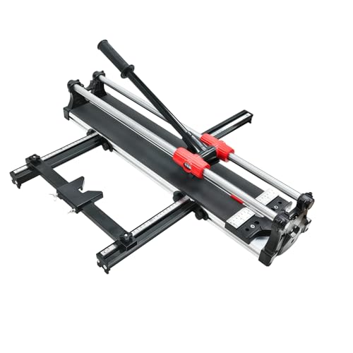 Tile Cutter 24 InchDouble Guide Rails Hand Tile CutterWide Base Plate Tile Cutter Tool (24 Inch)