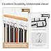 Umo Lorenzo Belt Hanger for Closet - Accessories Organizer Rack for Belts, Ties, and Scarves