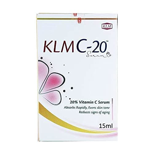 KLM C 20 20 Vitamin C serum, 20ml, Pack of 1 Amazon.in Beauty
